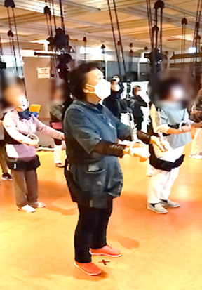 集団体操の様子１