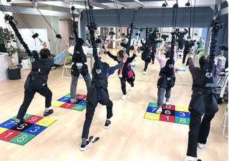 スペースワンダーを運動している