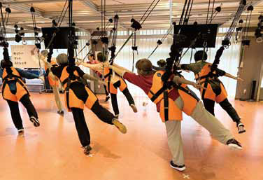 アンバランスクラブの運動風景